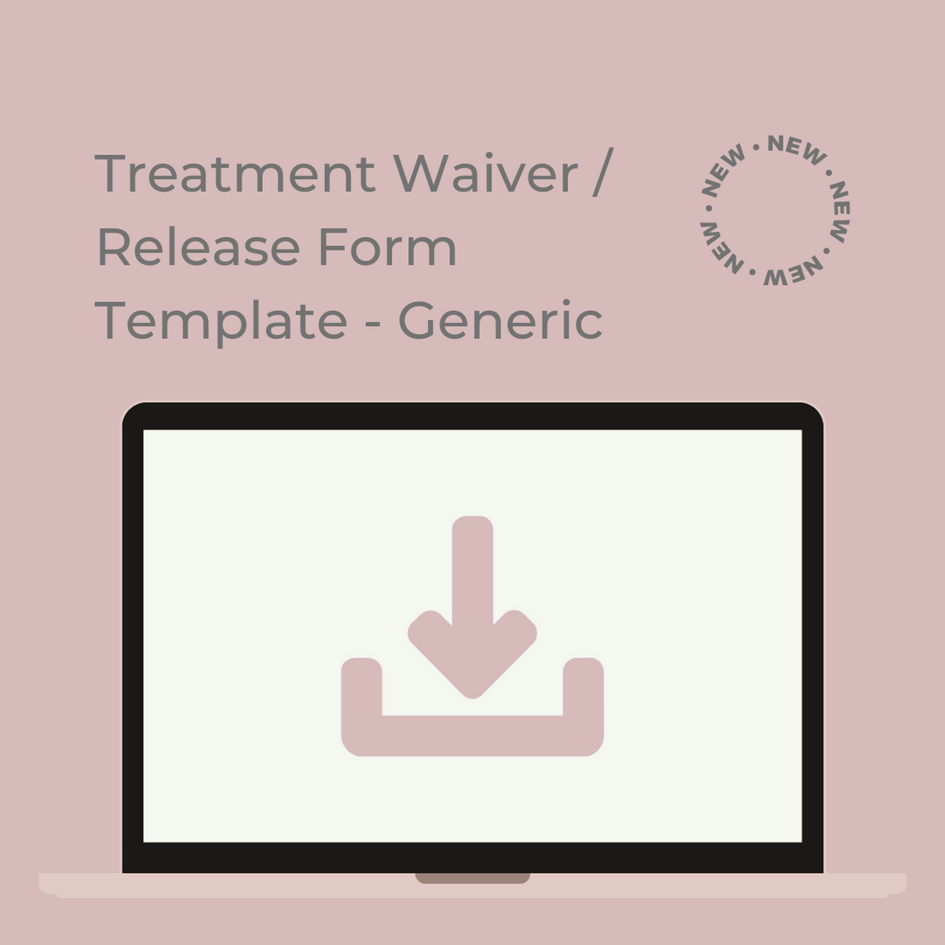 Treatment Waiver / Release Form Template - Generic