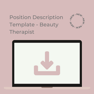Position Description Template - Beauty Therapist